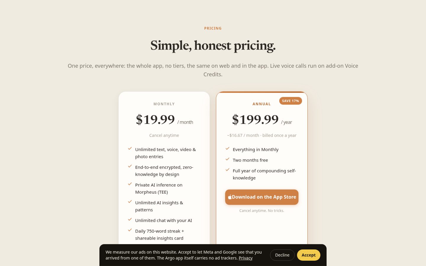 LuminaLog Pricing