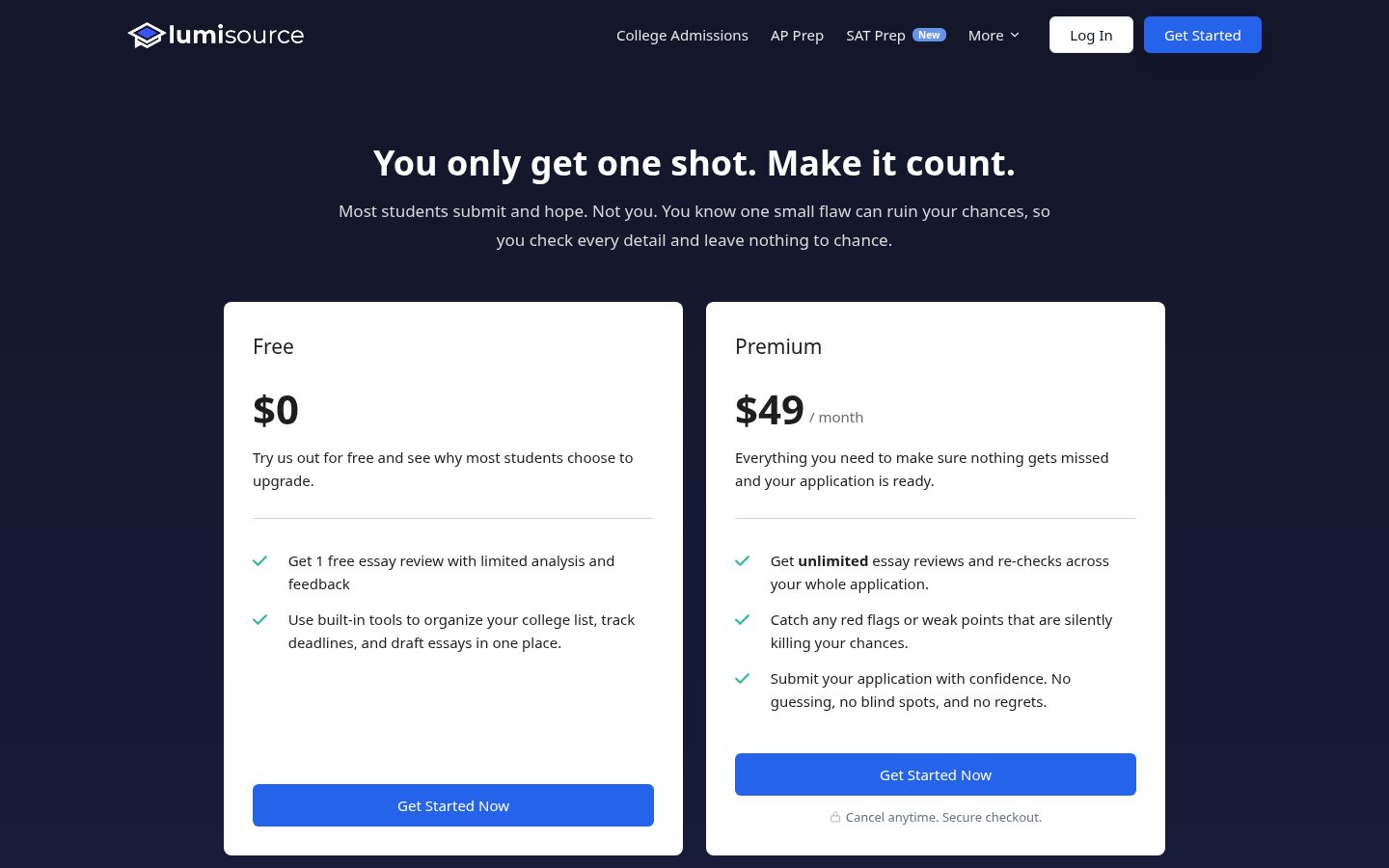 LumiSource Pricing