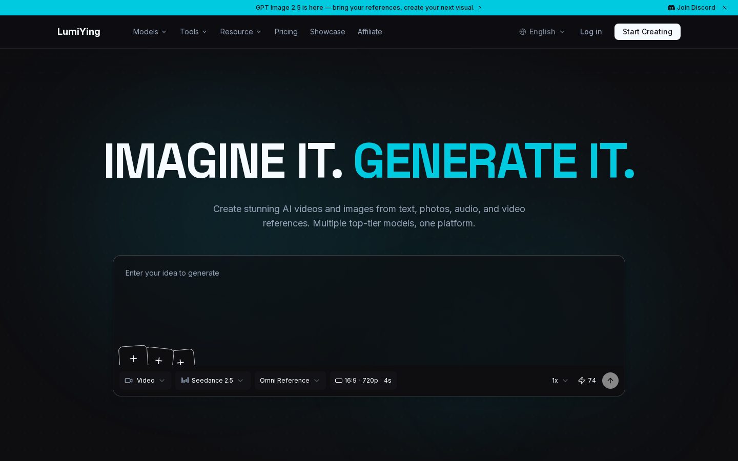 LumiYing Homepage