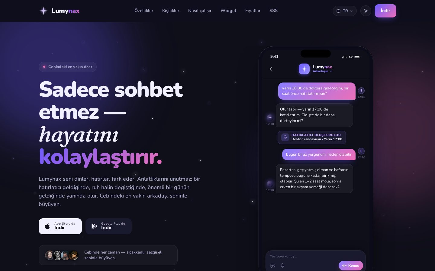 Lumynax Homepage
