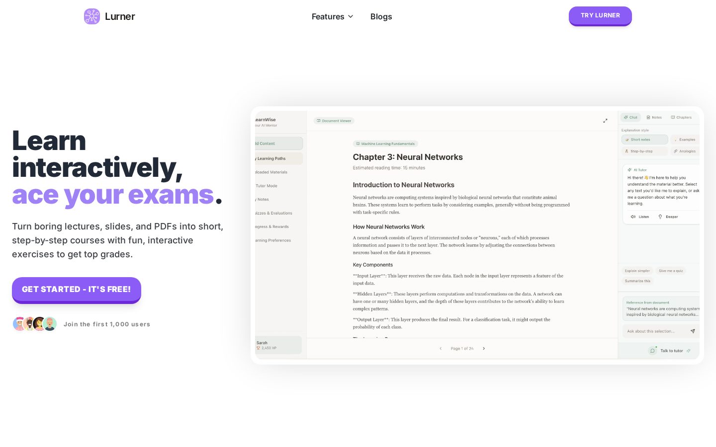 Lurner Homepage