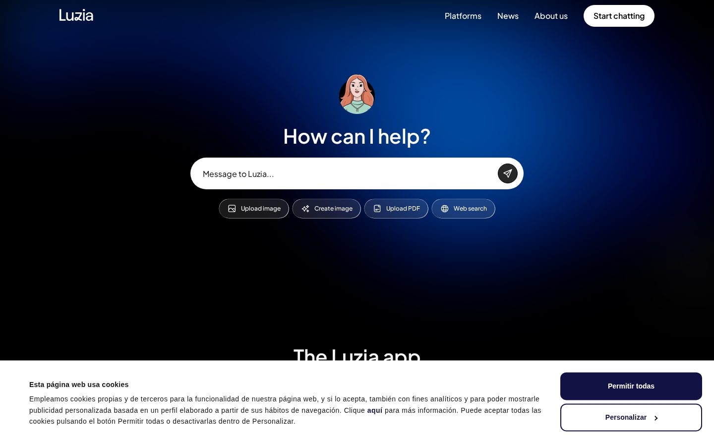 Luzia Homepage