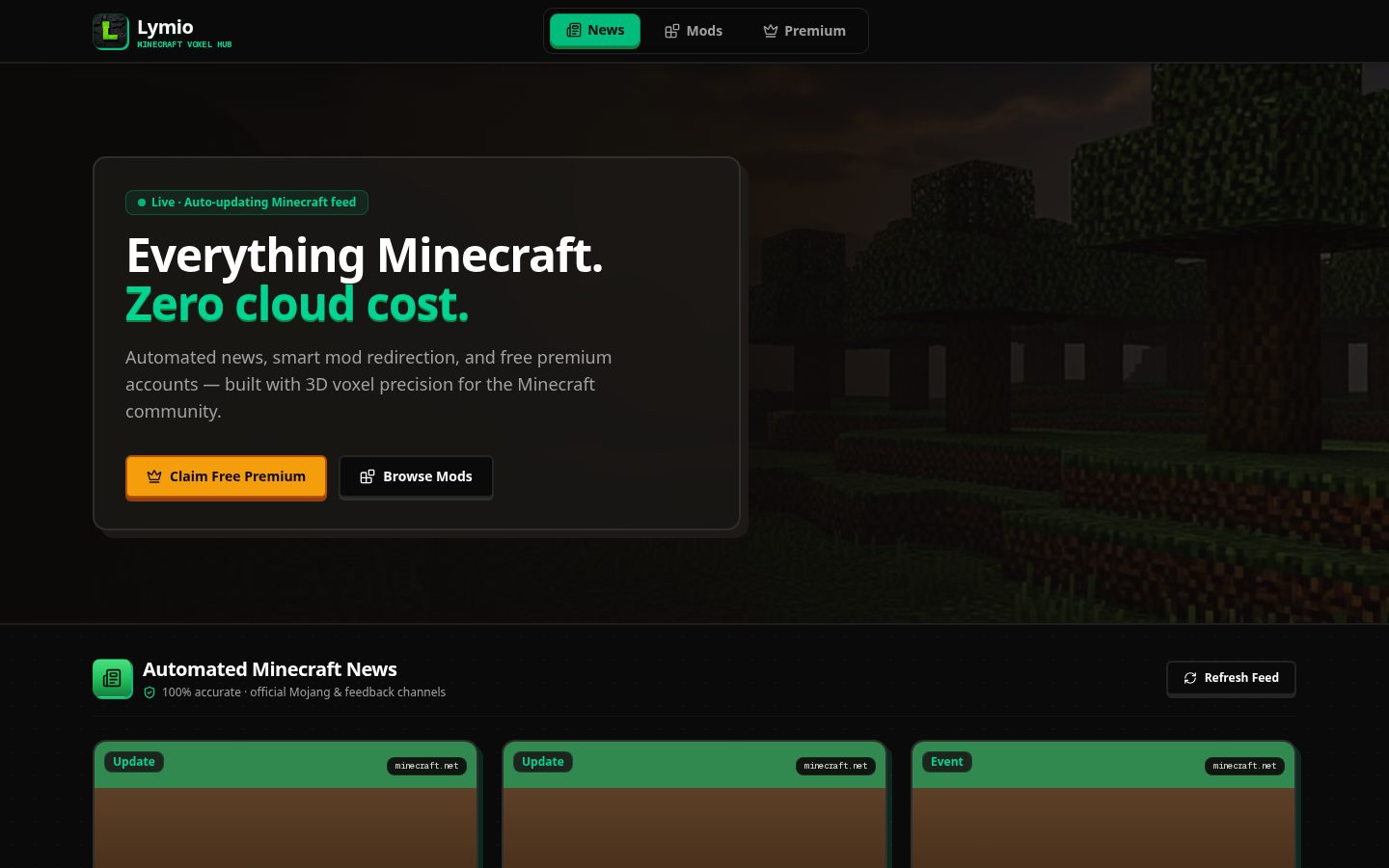 Lymio Homepage