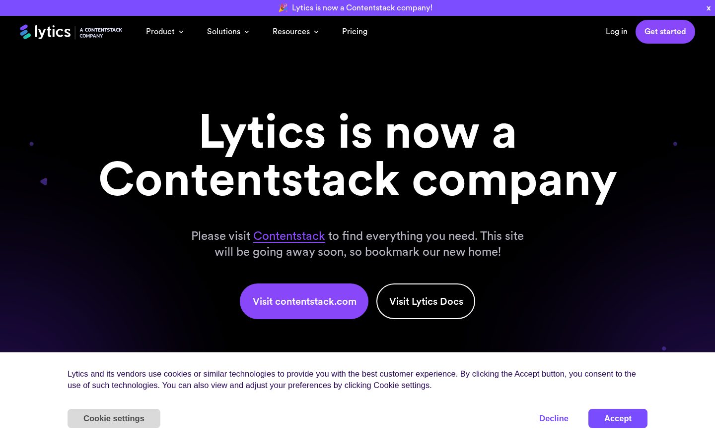 Lytics Homepage