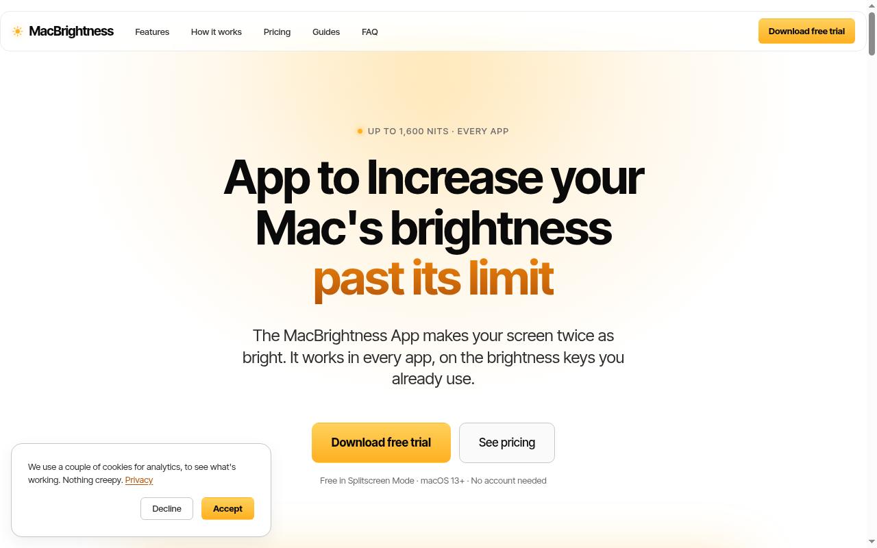 MacBrightness Homepage