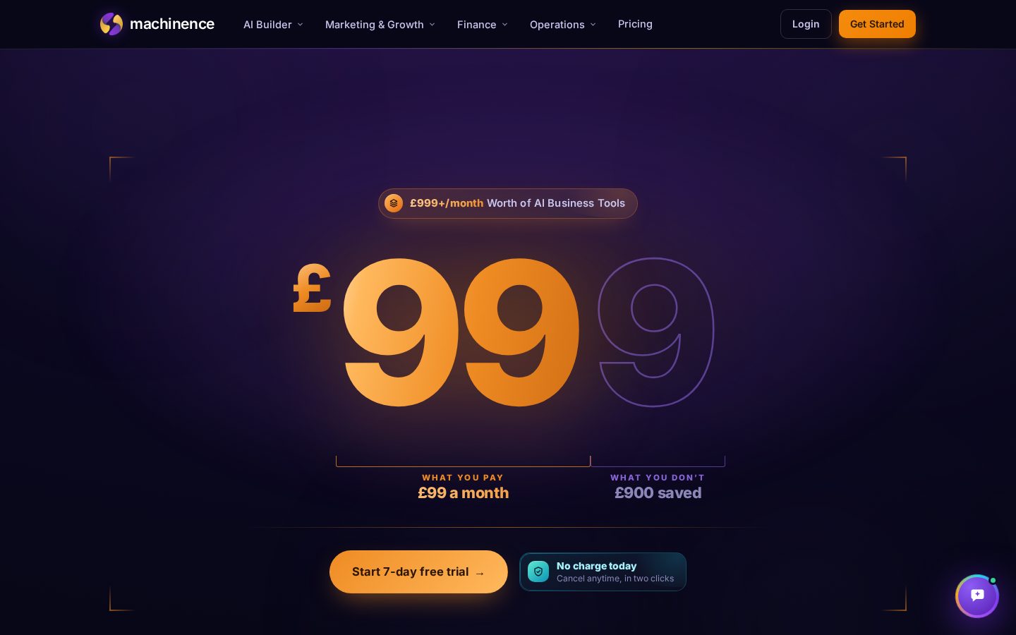 Machinence Pricing