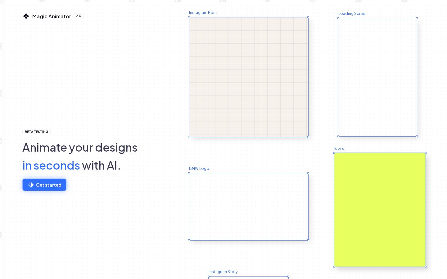 Magic Animator (Beta) Homepage