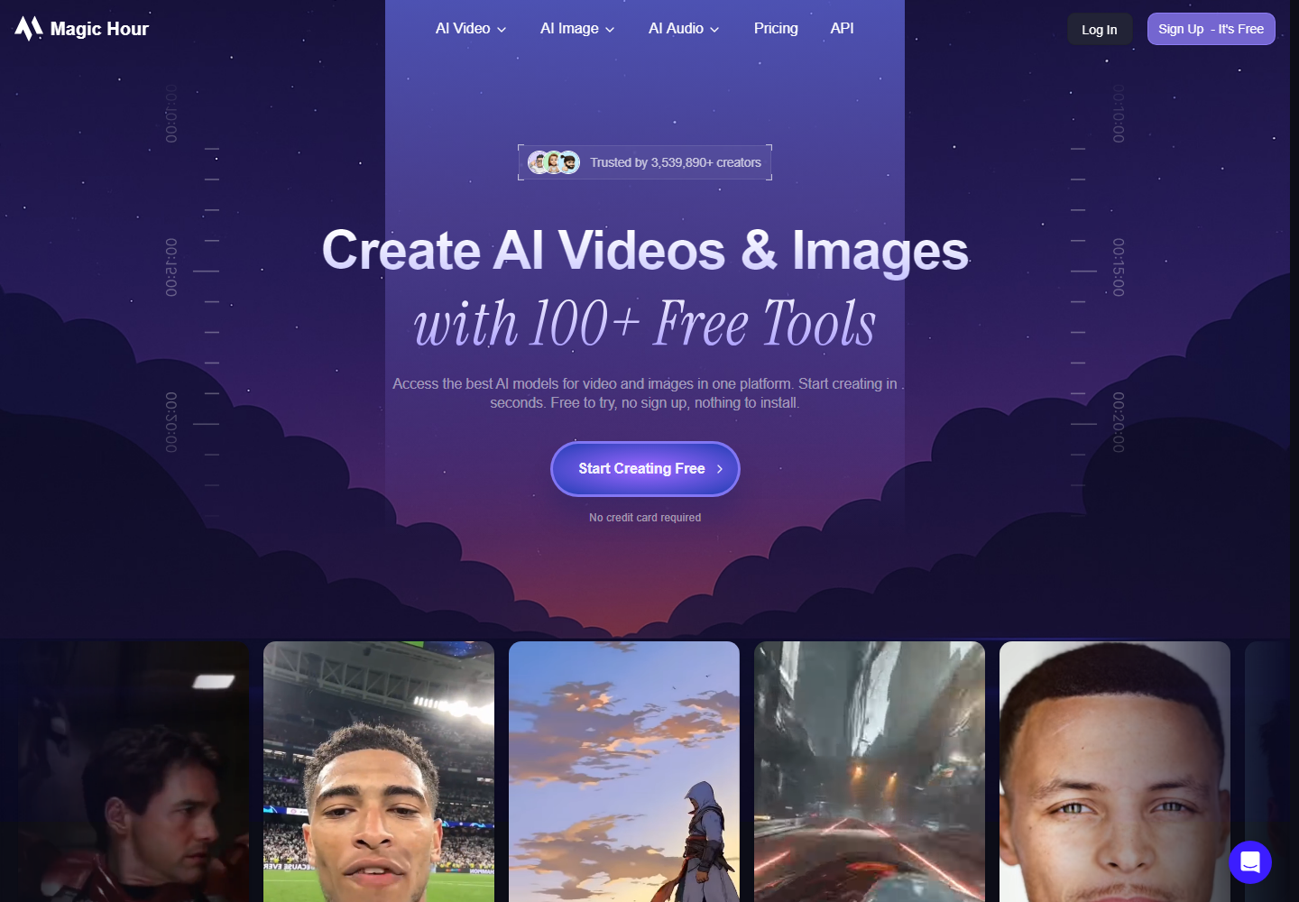 Magic Hour homepage
