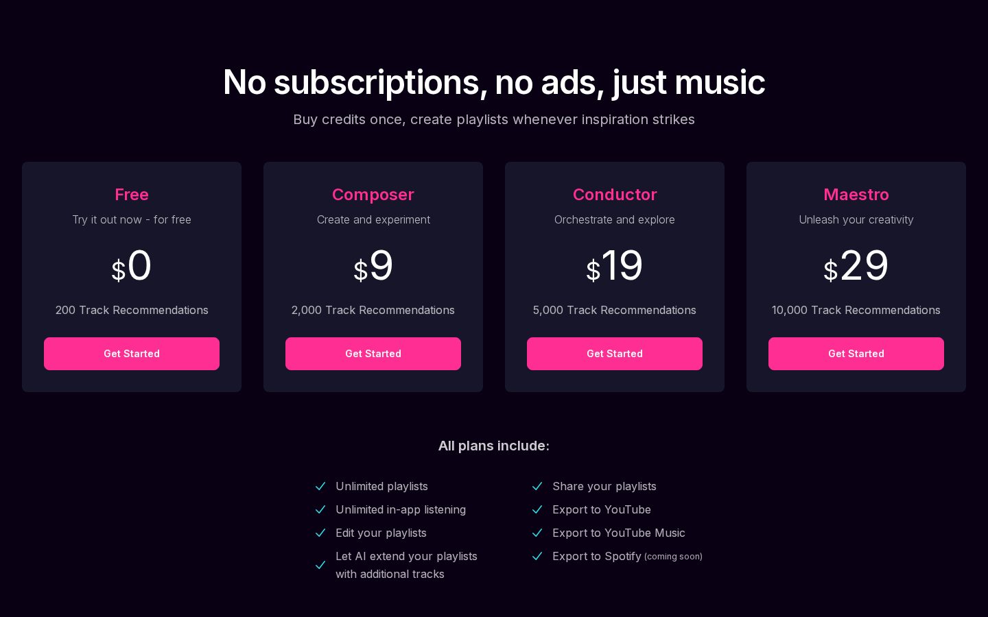 MagicPlayer Pricing