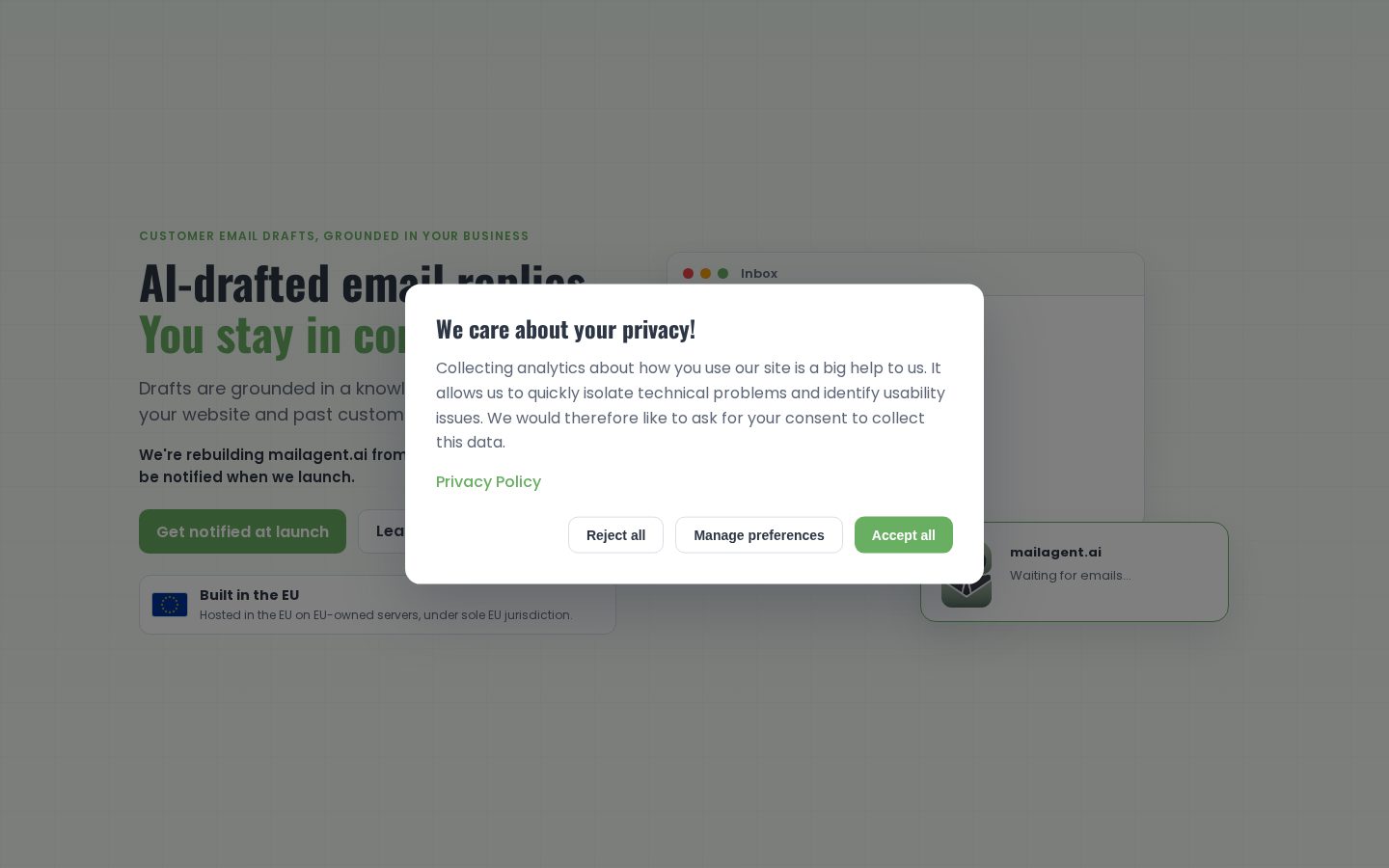 MailAgent Homepage