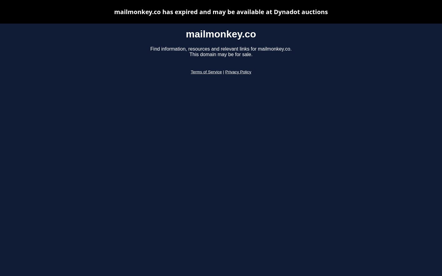 MailMonkey Homepage