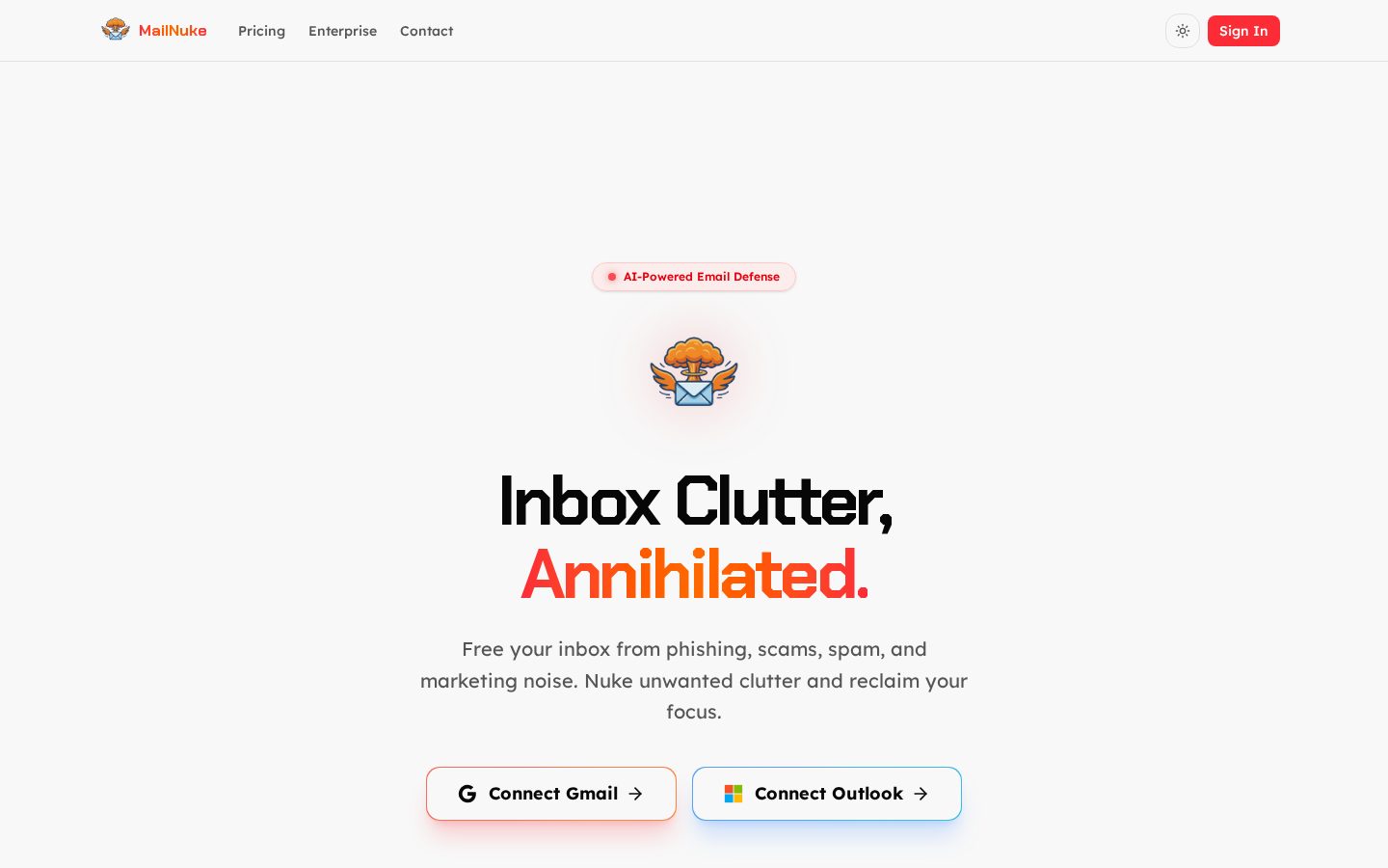 MailNuke Homepage