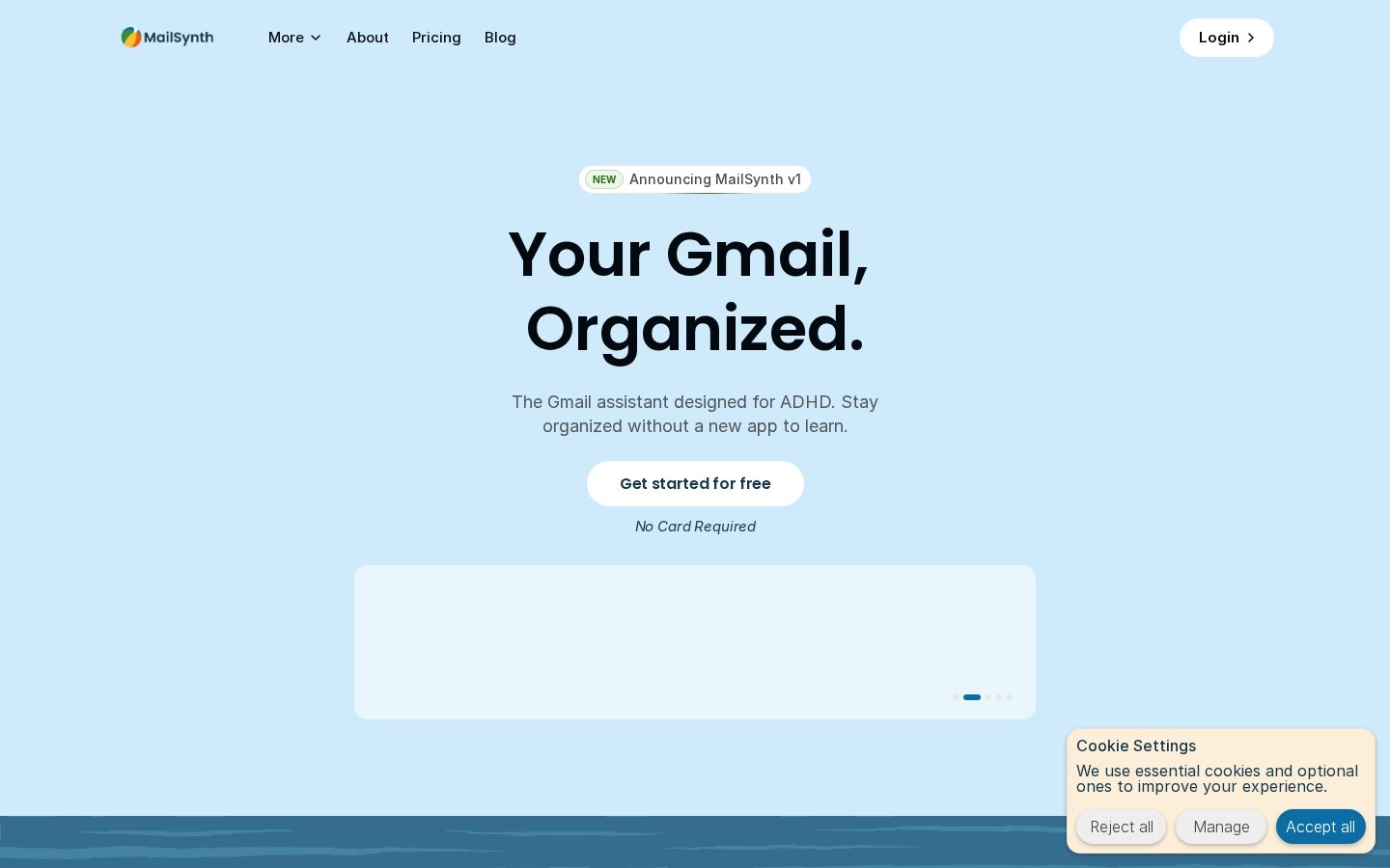 MailSynth Homepage