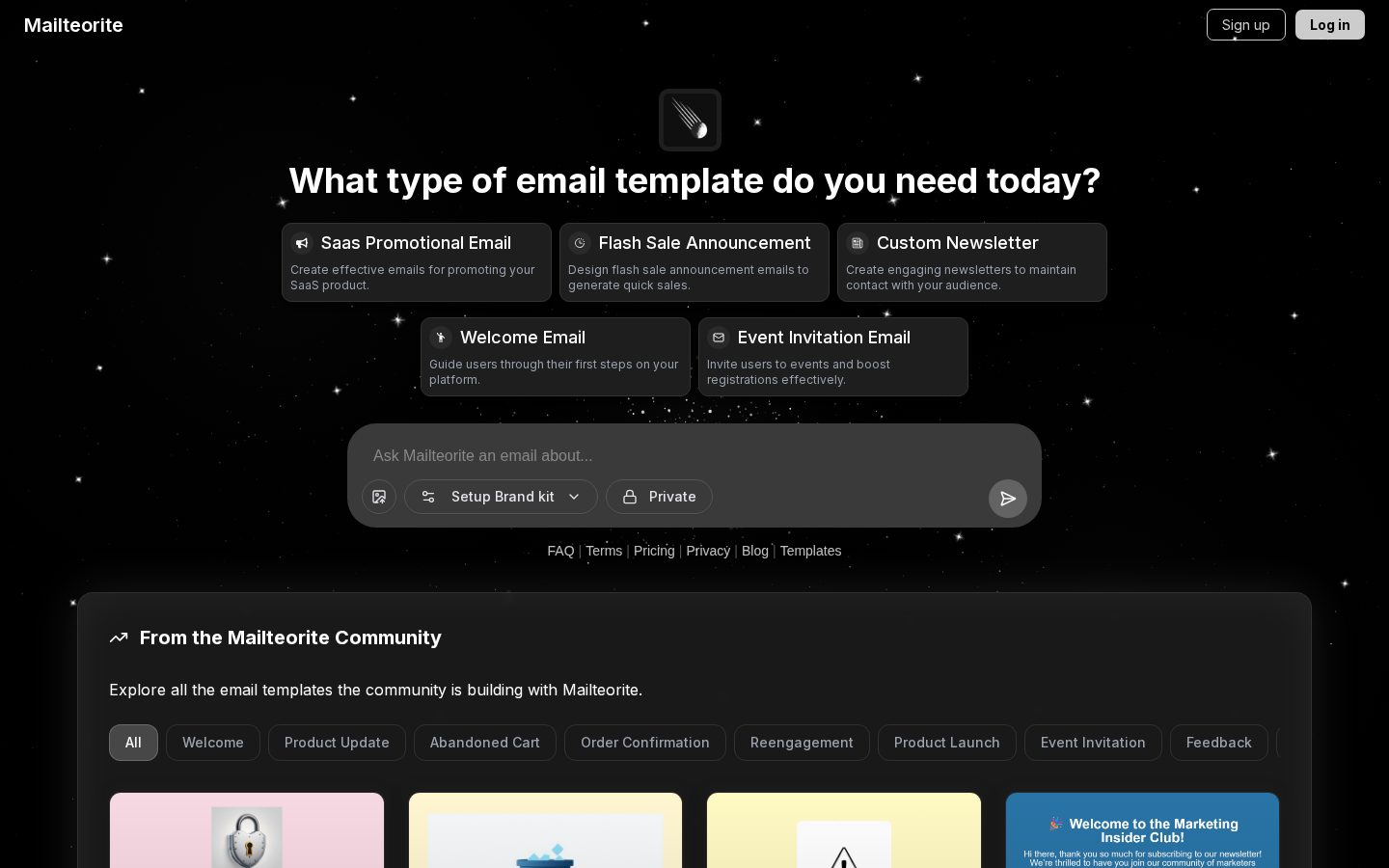 Mailteorite Homepage