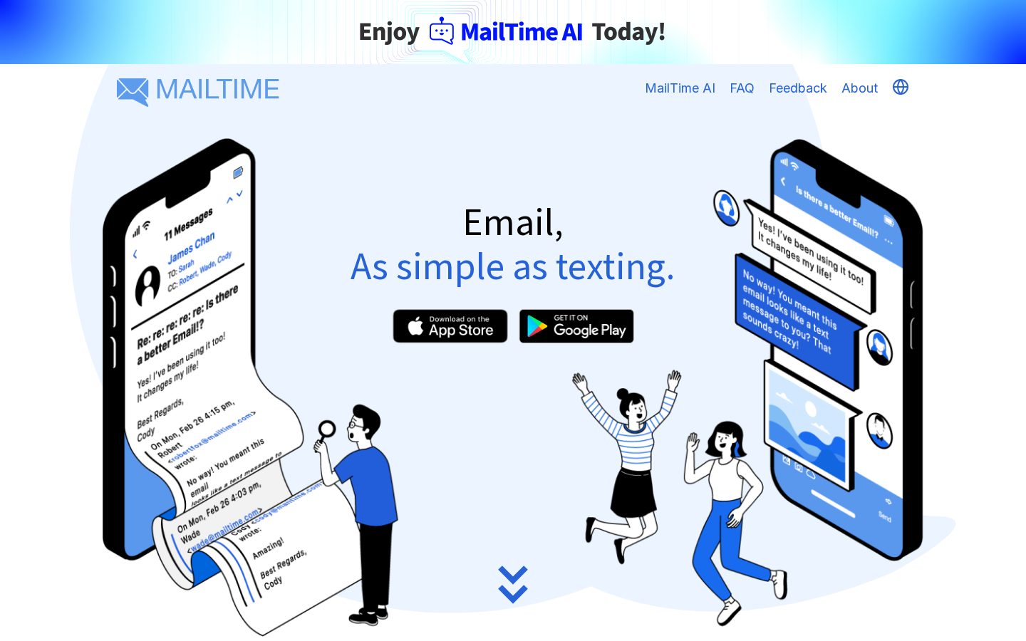 MailTime Homepage
