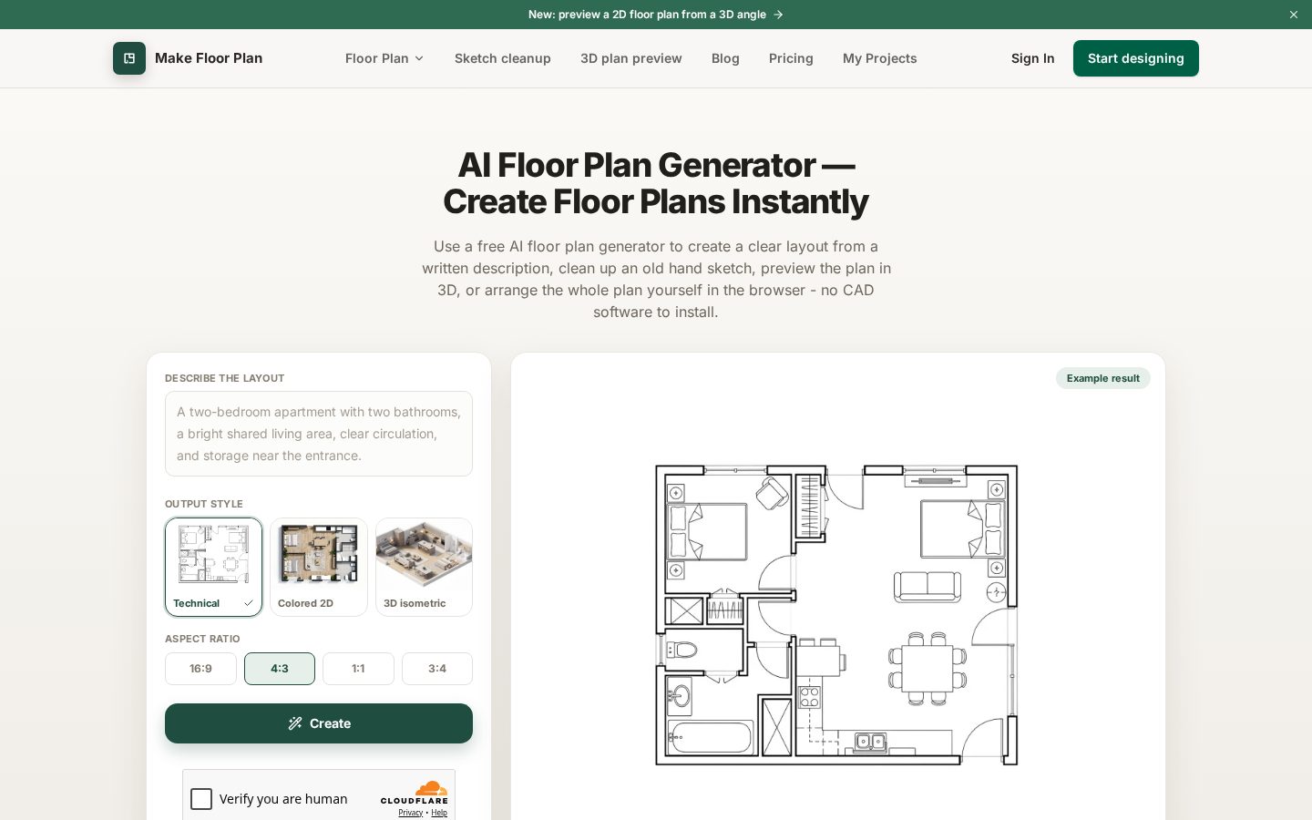 Make Floor Plan Homepage