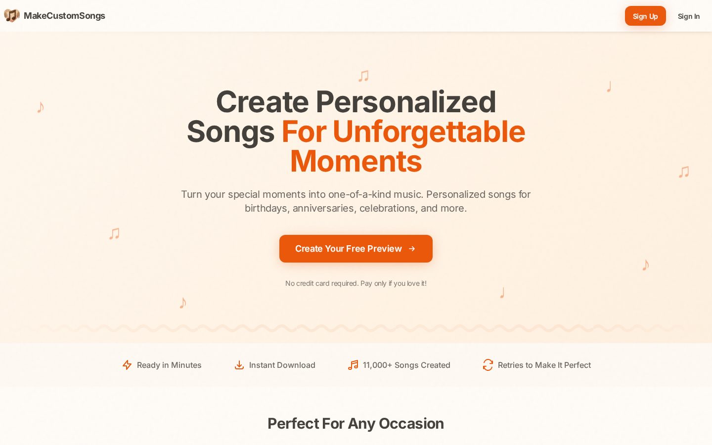 MakeCustomSongs Homepage