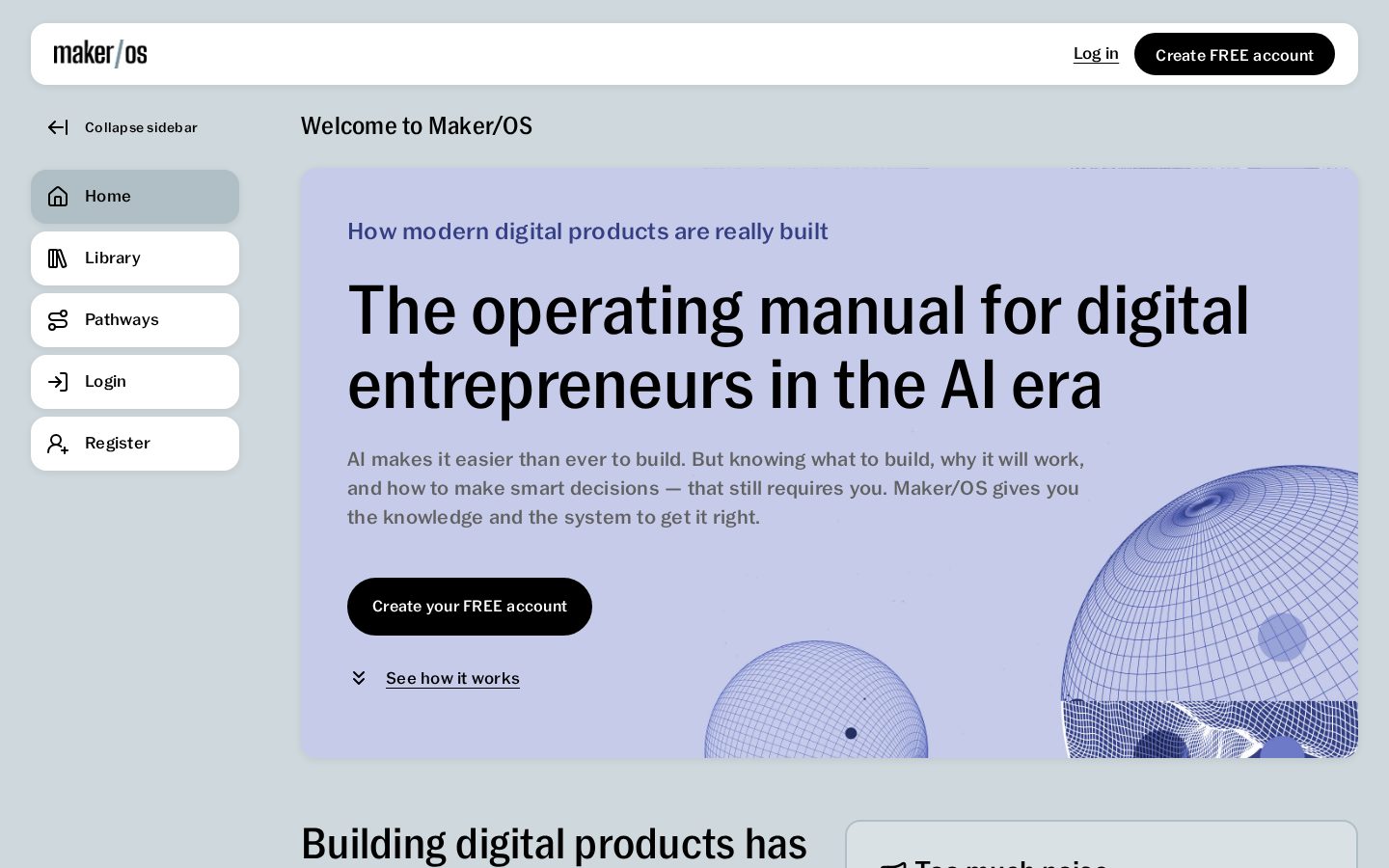 Maker/OS Homepage