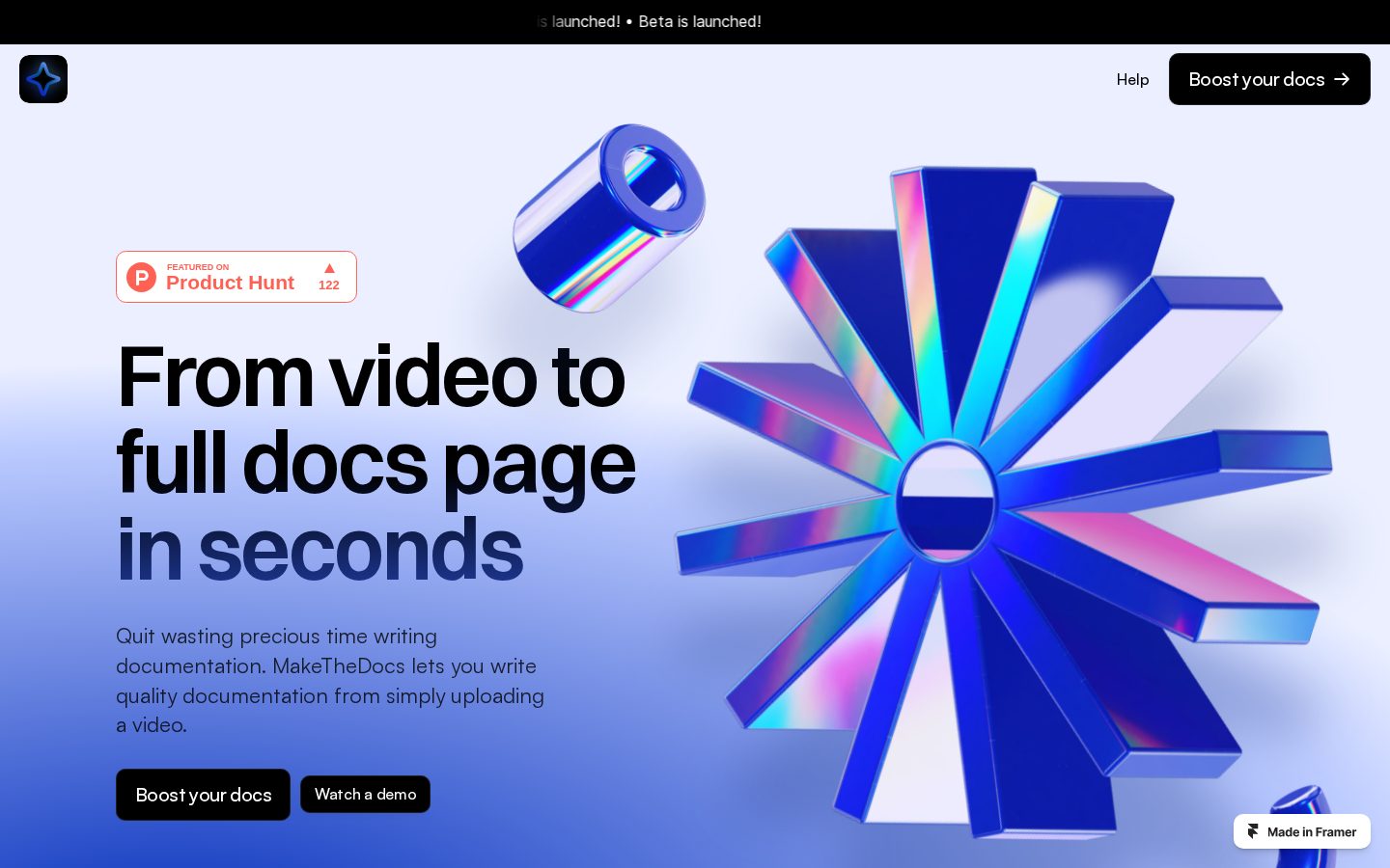 MakeTheDocs Homepage