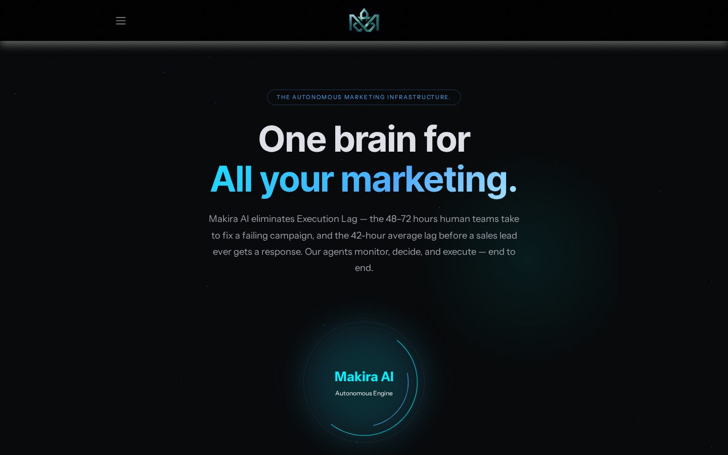 Makira AI Homepage