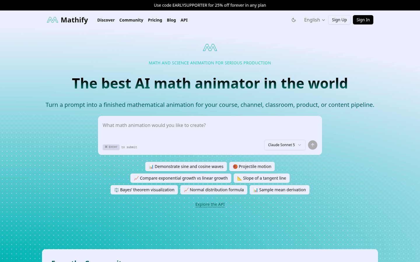 ManimVTK Homepage
