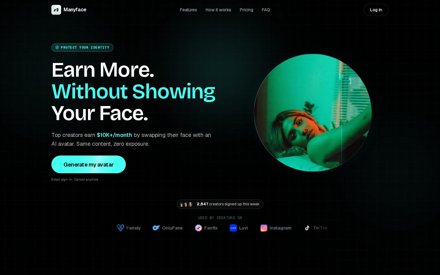 ManyFace Homepage