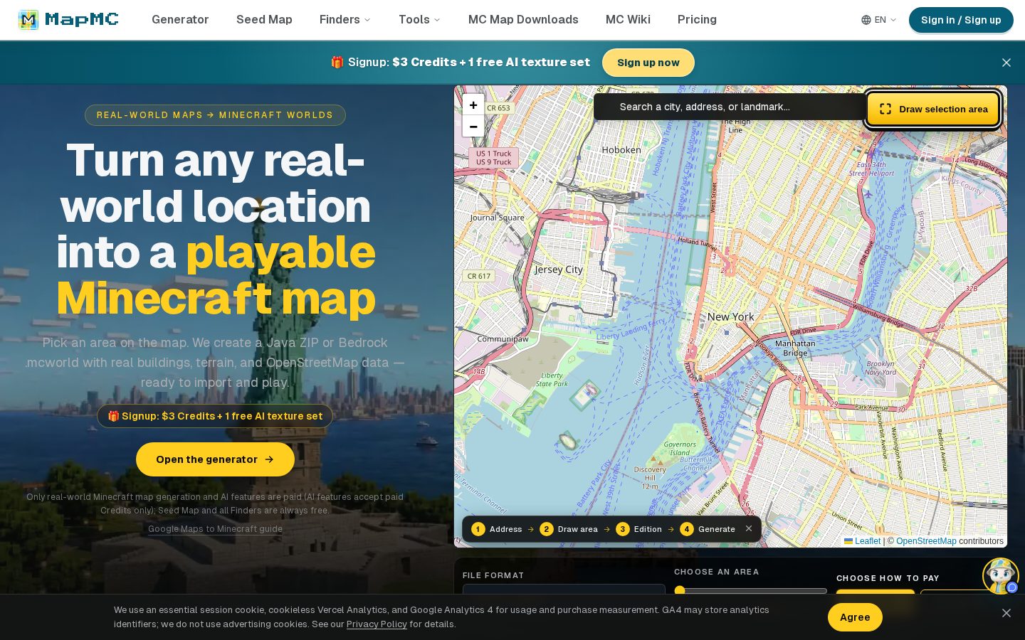 MapMC Homepage