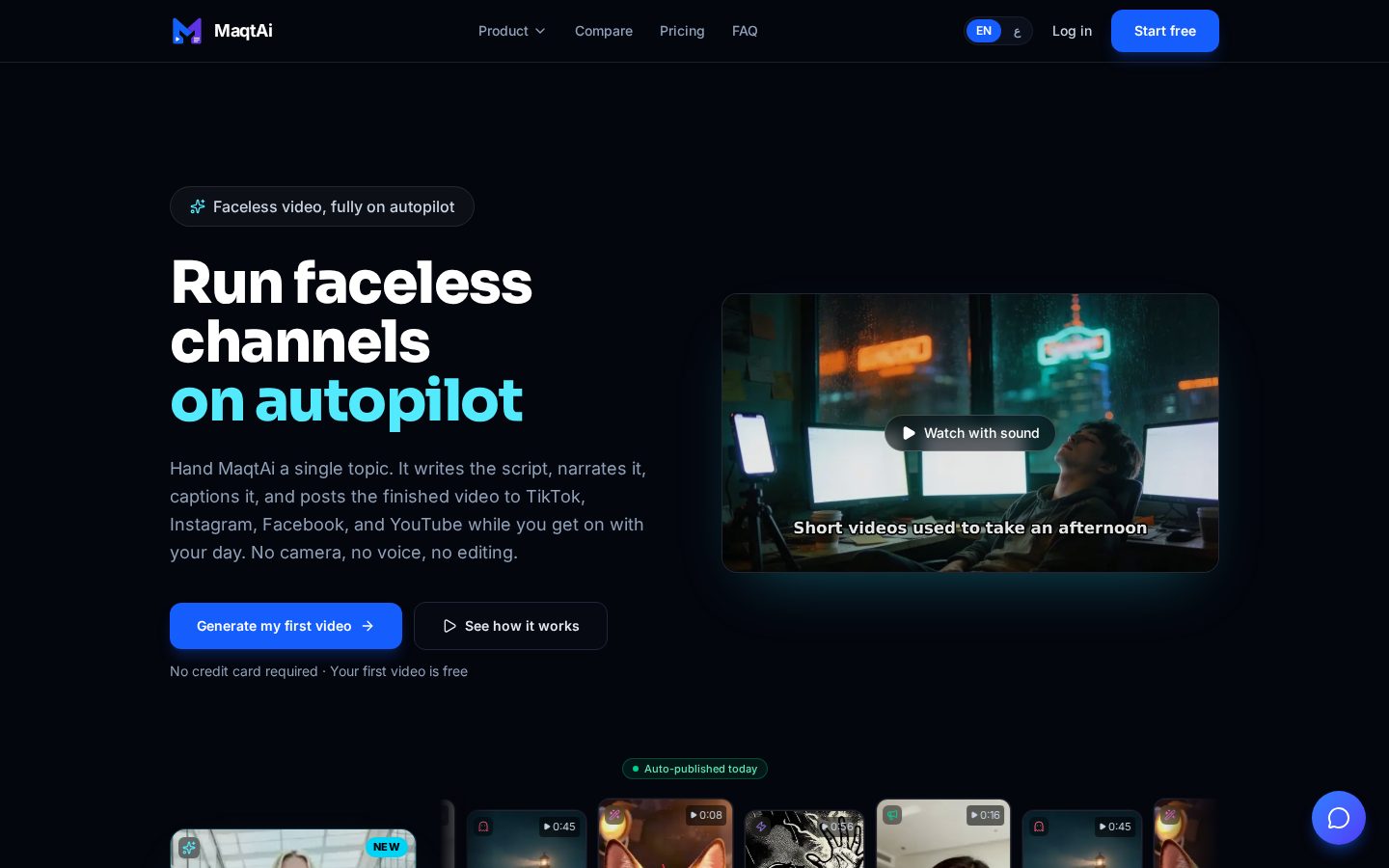 MaqtAi Homepage