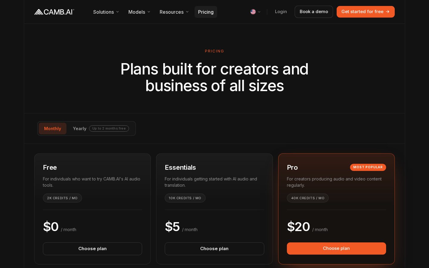 MAR8 Pricing