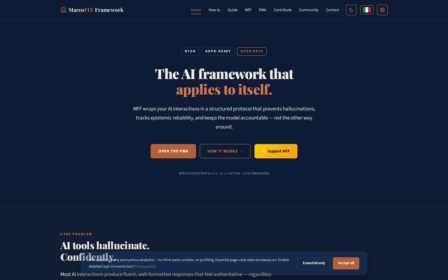 MarcoFLY Framework Homepage