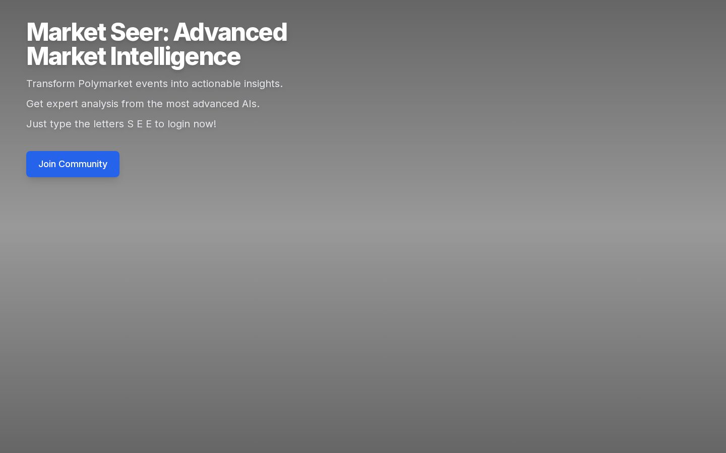 Market Seer Homepage