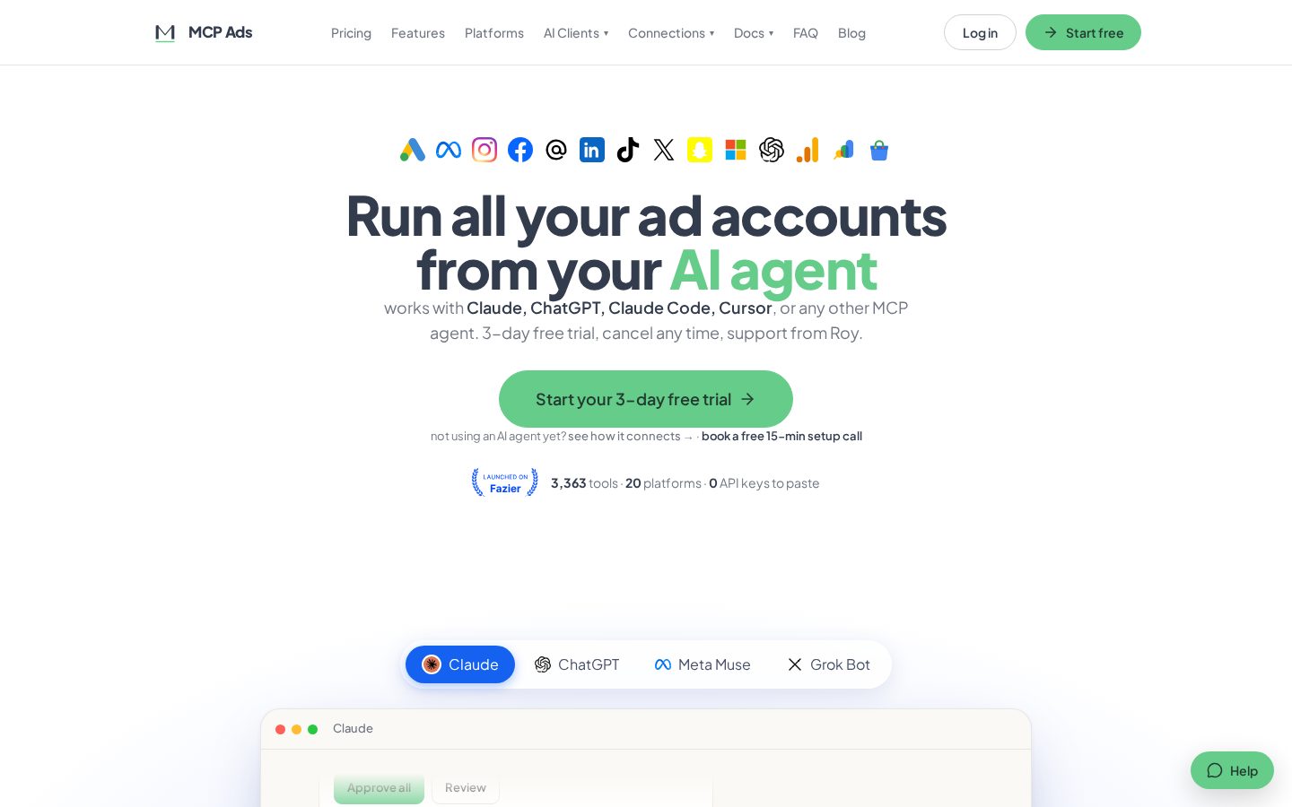 MarketingMCP Homepage