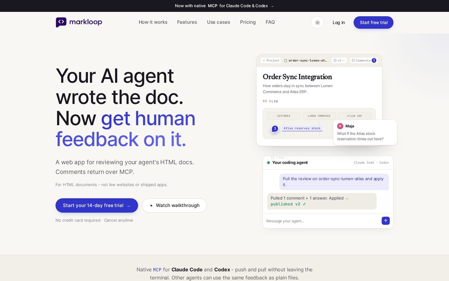 Markloop Homepage
