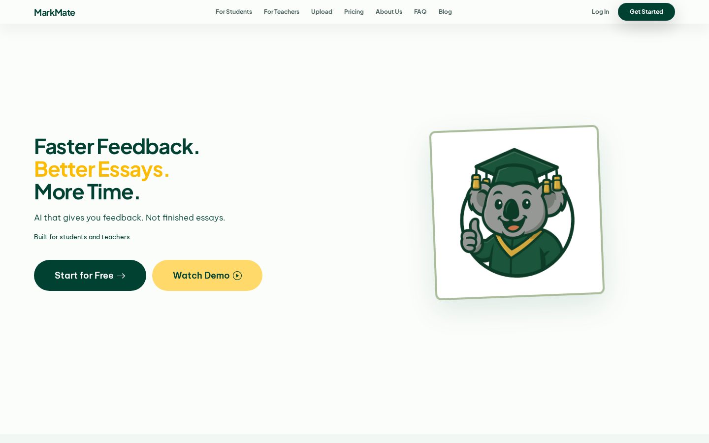 MarkMate Homepage
