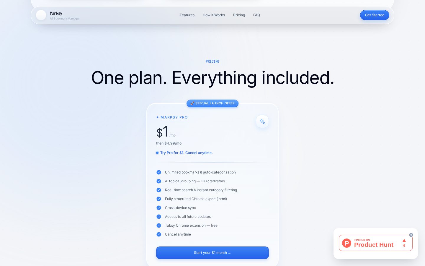 Marksy Pricing