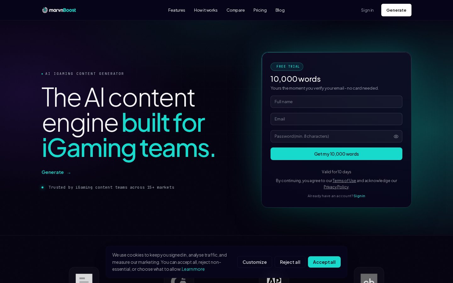 marvnBoost Homepage
