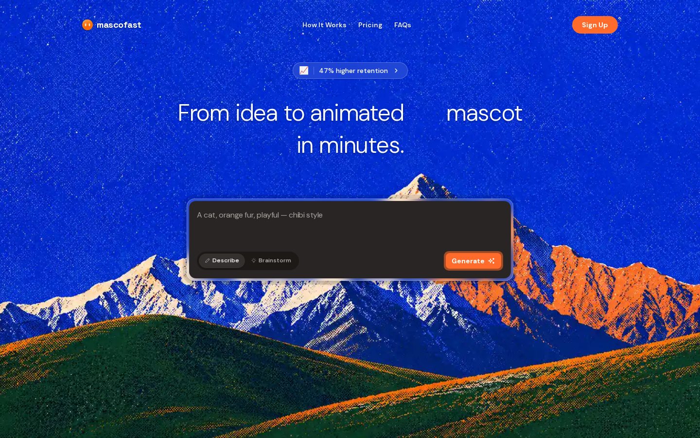 Mascofast Homepage