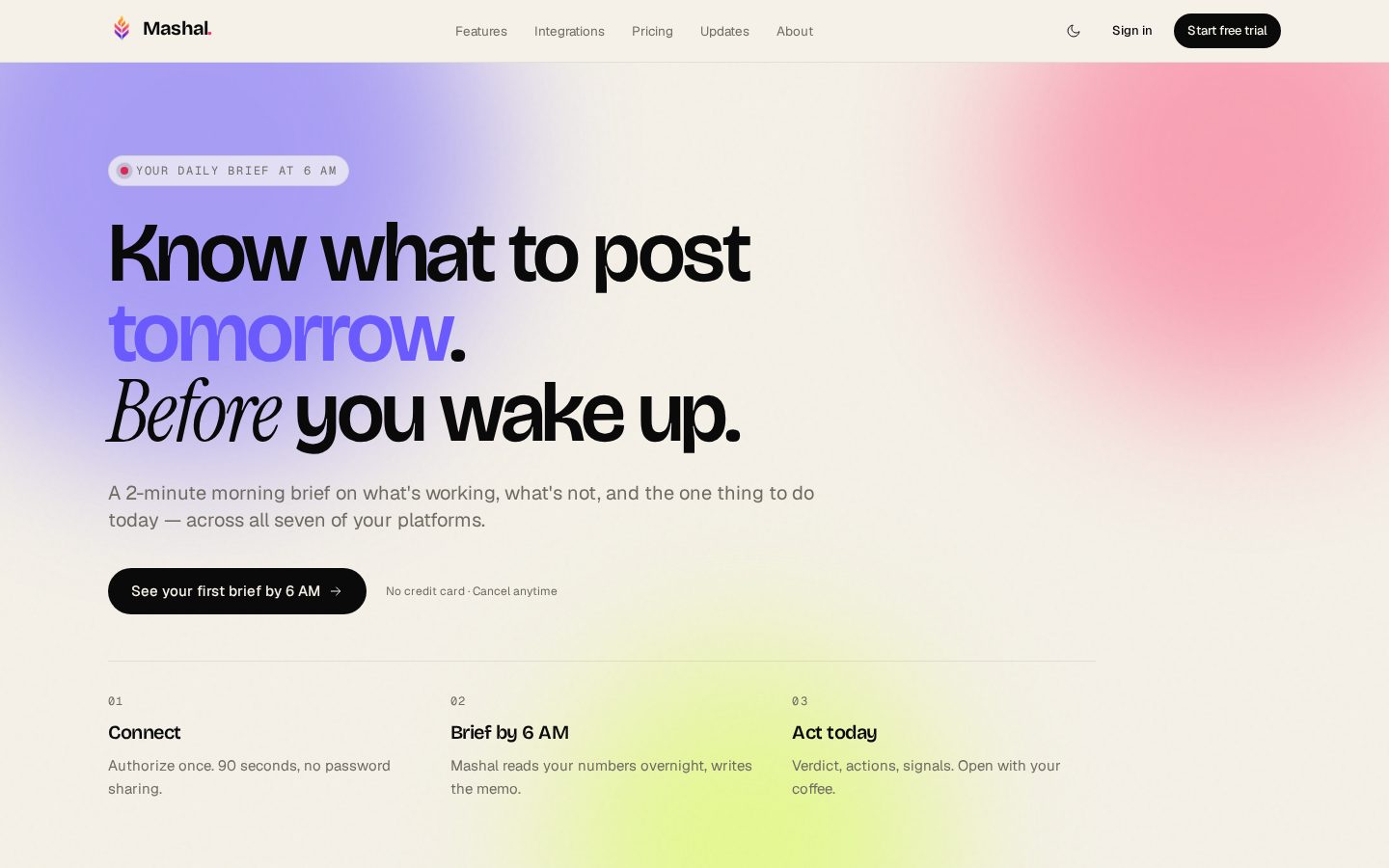 Mashal Homepage
