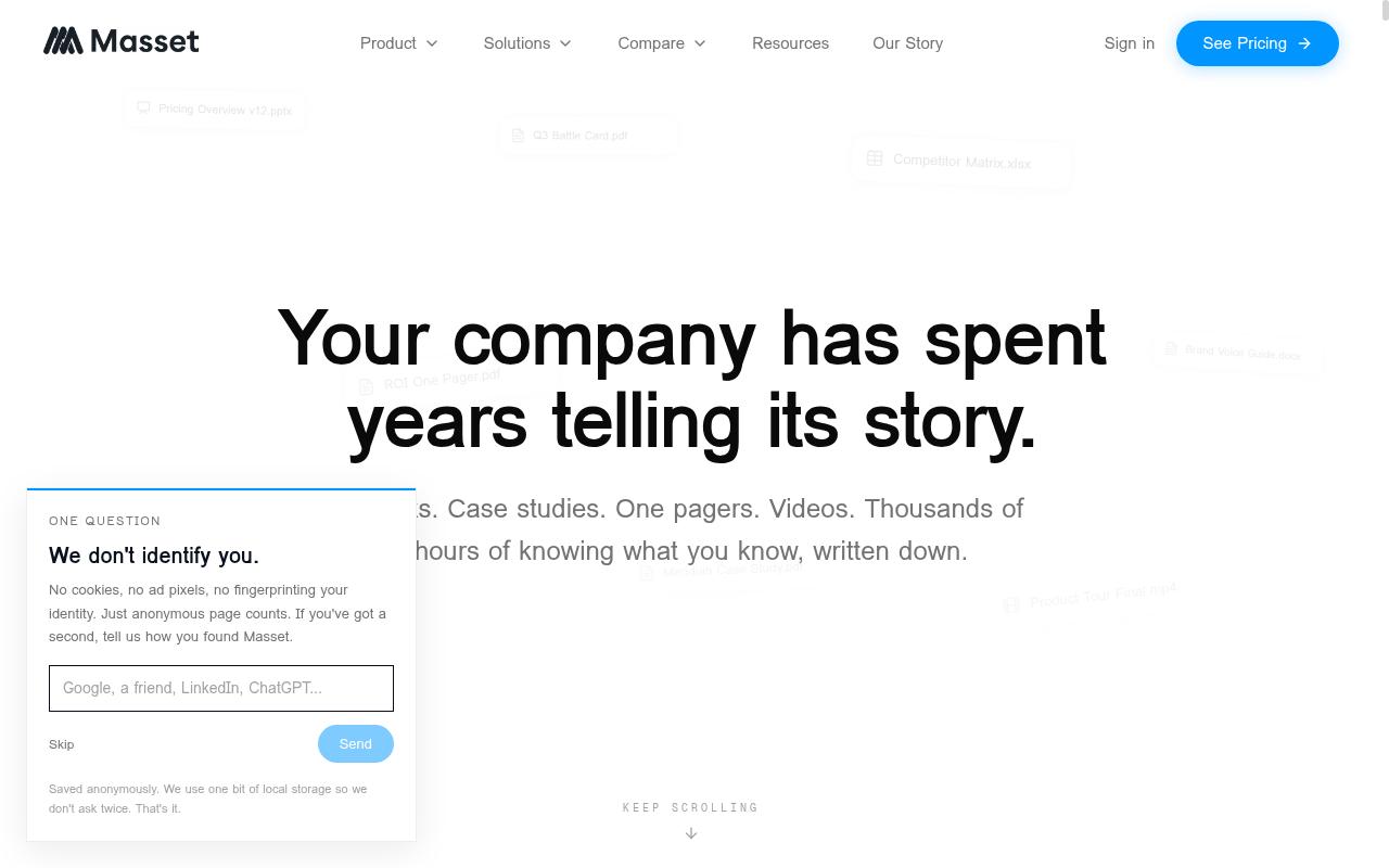 Masset Homepage