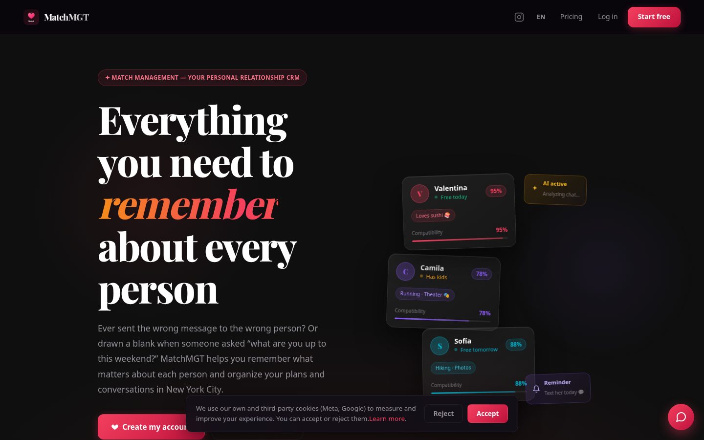 MatchMGT Homepage