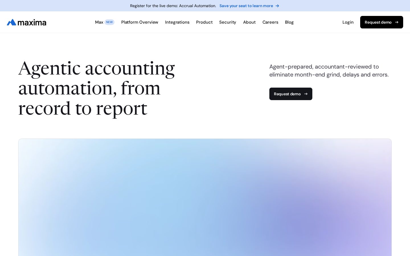 Maxima Homepage