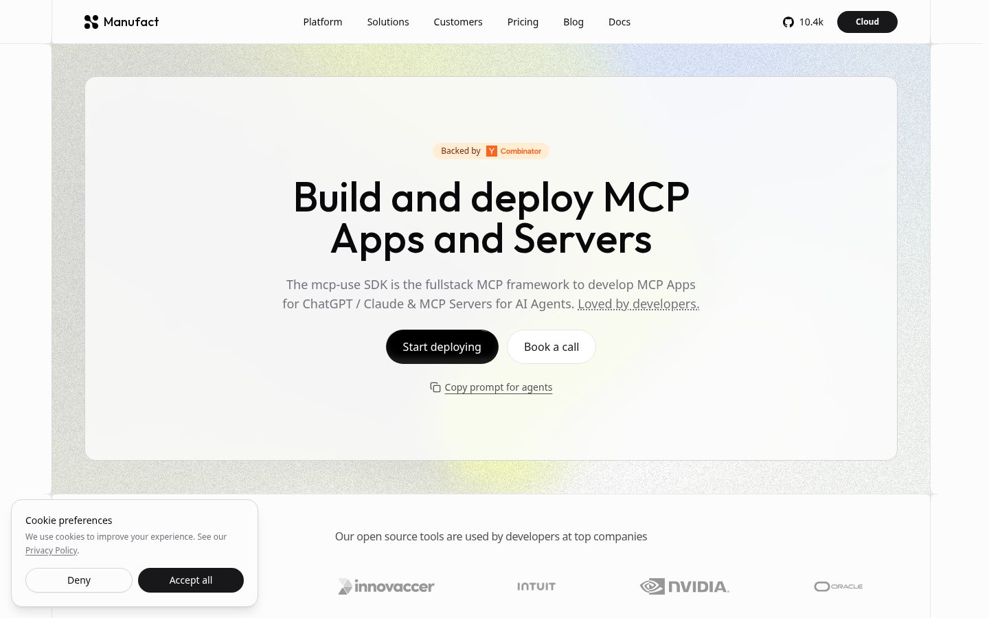mcp-use Homepage