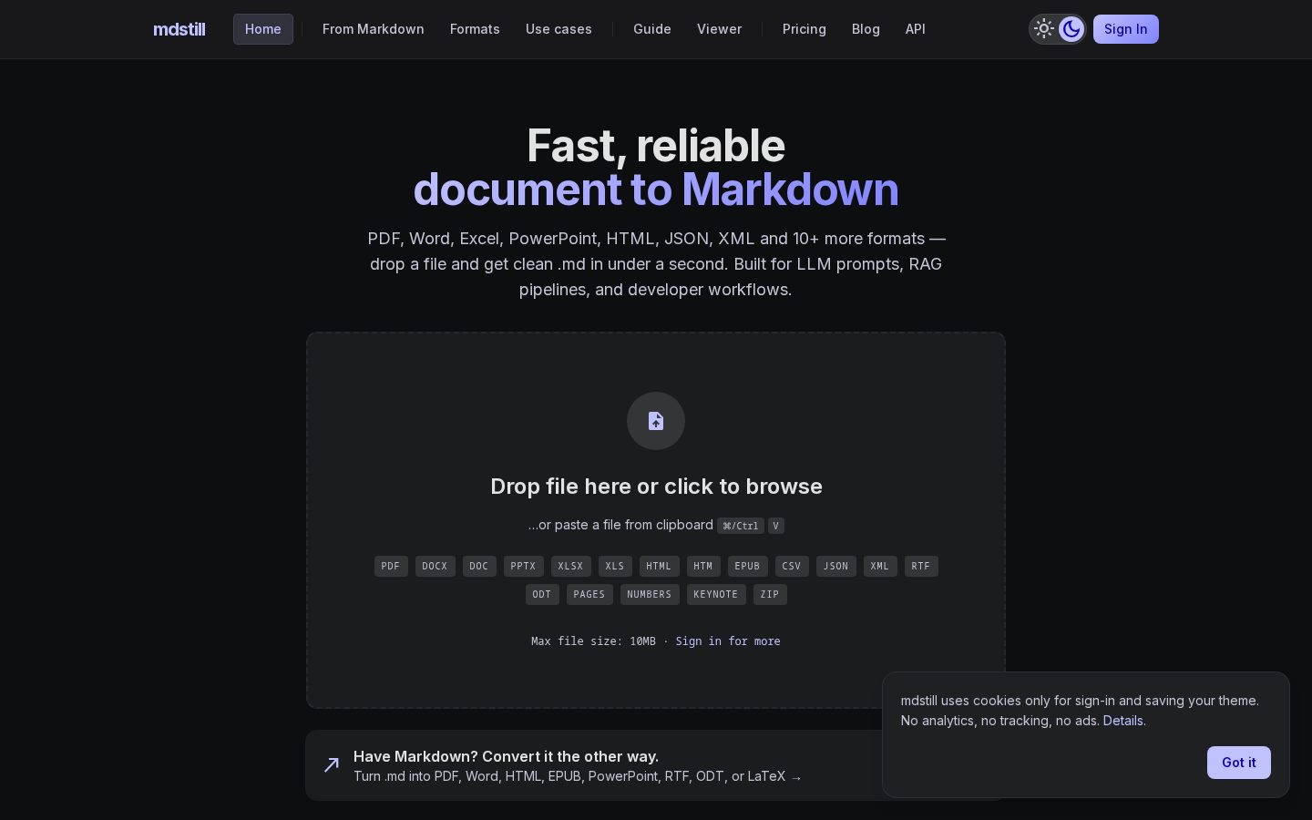 mdstill Homepage