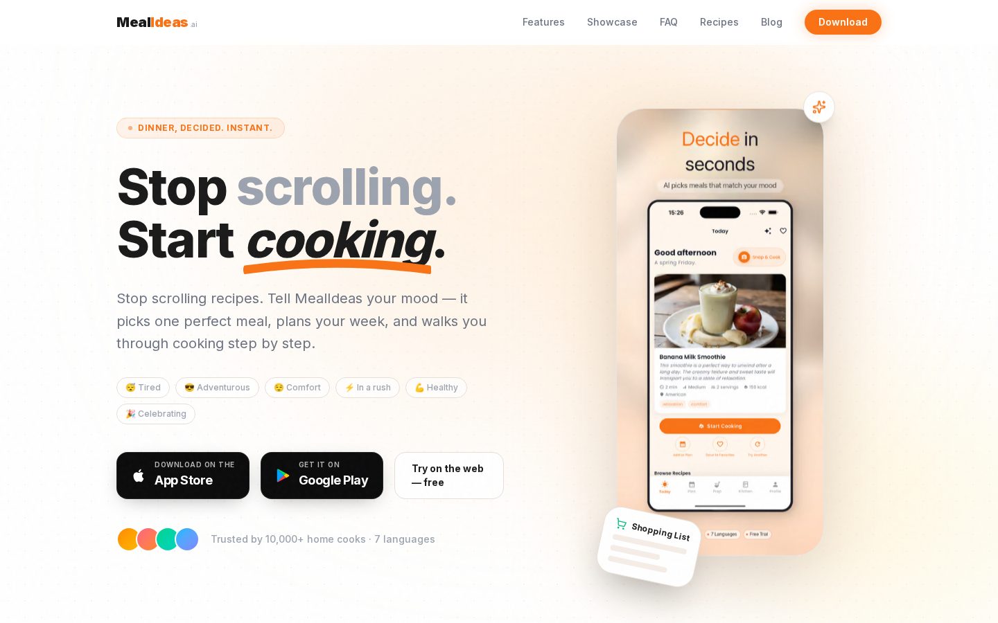 mealideas Homepage