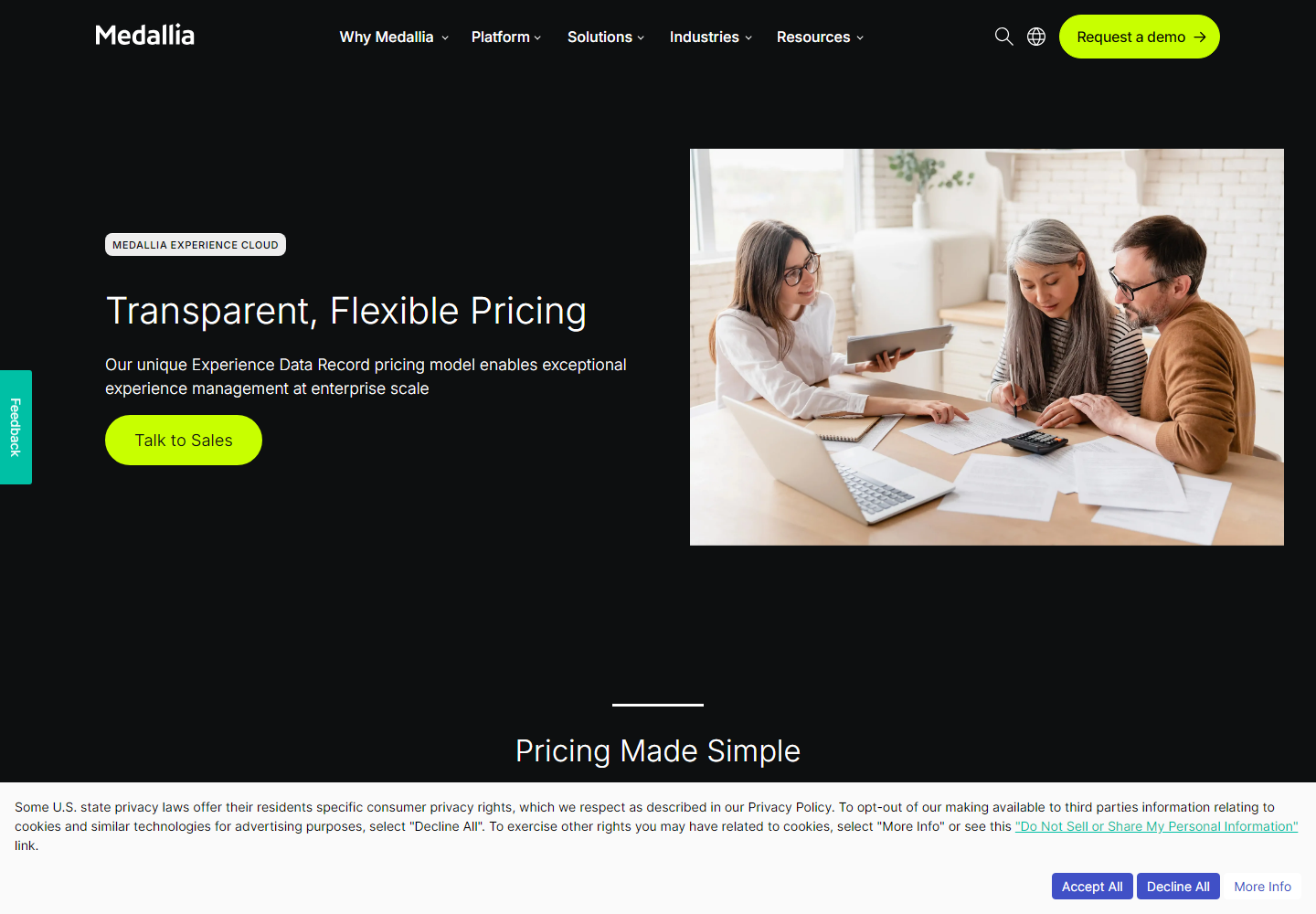 Medallia pricing