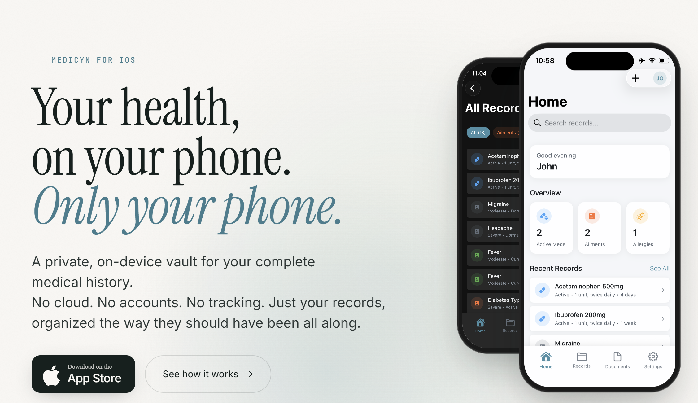 Homepage screenshot