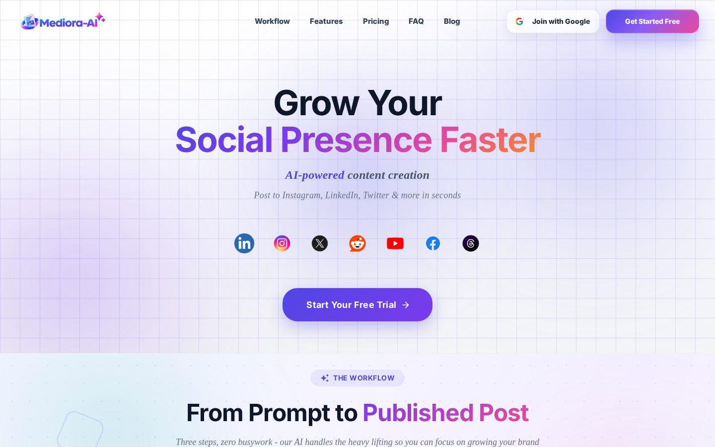 Mediora-AI Homepage