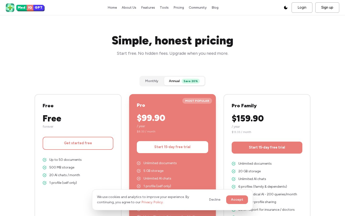MedIQGPT Pricing