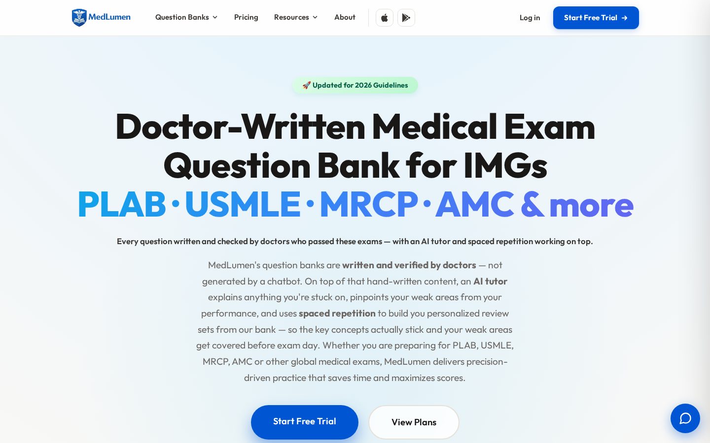 MedLumen Homepage