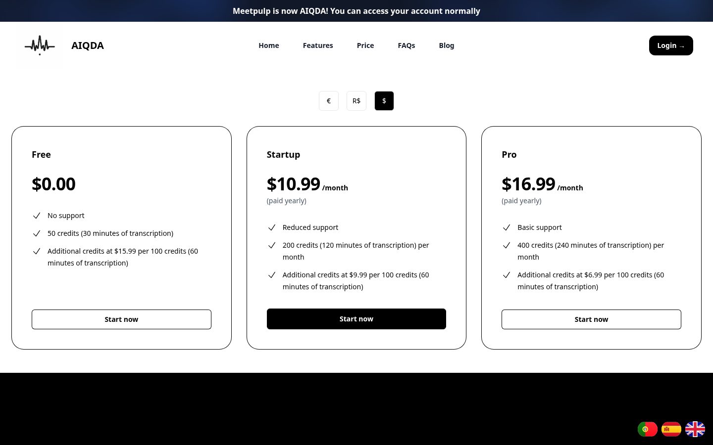 MeetPulp Pricing